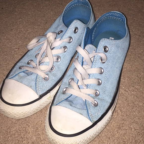 Converse Shoes - Blue converse All stars size M5W7